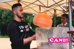 Cukrová vata za vysvědčení v Butky Parku