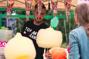 Cukrová vata za vysvědčení v Butky Parku