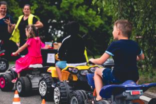 Dopravní hřiště v Butky Parku 30.6.